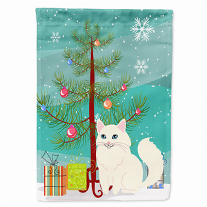 Merry Christmas Tree/Cat Breed Themed Flag Canvas - 638508601384
