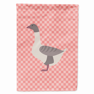 Animal/Bird Themed Pink Check Flag Canvas - 638508945501