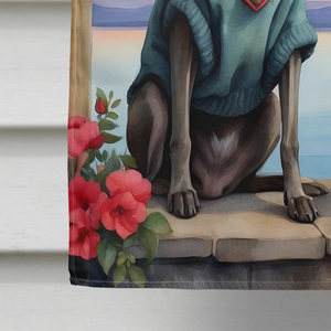 Greyhound Two Hearts House Flag - 194030927311