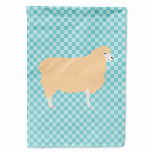 Animal/Bird Themed Blue Check Flag Canvas - 638508947970