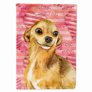 Love/Dog Breed Themed Flag Canvas - 652259160044