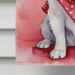 Clumber Spaniel My Valentine House Flag - 194030945445