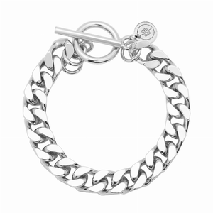 Eklexic Tara Toggle Bracelet, 10K Gold or Rhodium-Silver Plating, Various Lengths