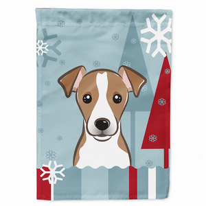 Winter Holiday/Dog Breed Flag Canvas - 638508122834