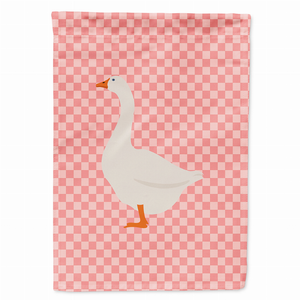 Animal/Bird Themed Pink Check Flag Canvas - 638508945419