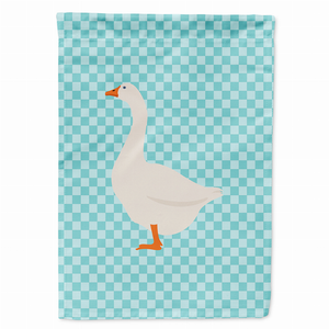Animal/Bird Themed Blue Check Flag Canvas - 638508947154
