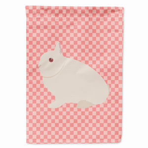 Animal/Bird Themed Pink Check Flag Canvas - 638508946133