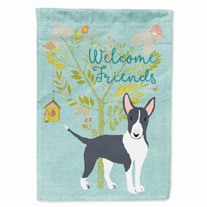 Welcome Friends/Dog Breed Themed Flag Canvas - 652259199105
