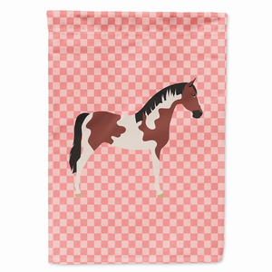 Animal/Bird Themed Pink Check Flag Canvas - 638508945563