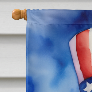 German Shorthaired Pointer Patriotic American House Flag - 194030955550