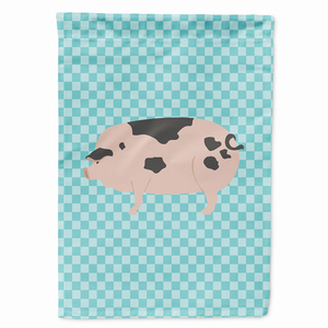 Animal/Bird Themed Blue Check Flag Canvas - 638508947635