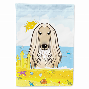Summer Beach/Dog Breed Flag Canvas - 638508194091