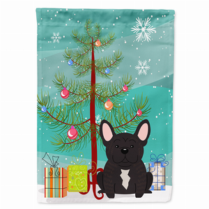 Merry Christmas Tree/Dog breed Themed Flag Canvas - 638508536518