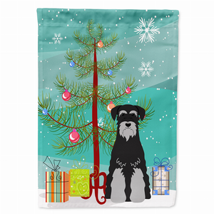 Merry Christmas Tree/Dog breed Themed Flag Canvas - 638508536761