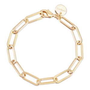 Large Elongated Link Chain Bracelet - 000354785452