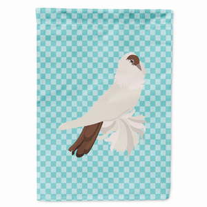 Animal/Bird Themed Blue Check Flag Canvas - 638508947673