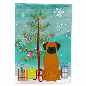 Merry Christmas Tree/Dog breed Themed Flag Canvas - 638508537577