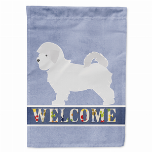 Welcome/Dog Breed Flag Canvas - 638508691323