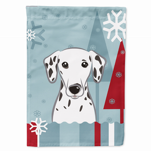 Winter Holiday/Dog Breed Flag Canvas - 638508122339