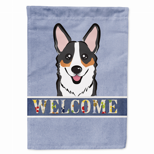 Welcome/Dog Breed Flag Canvas - 638508011961