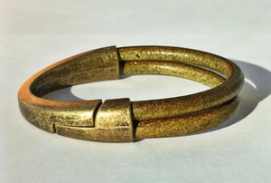 Half-Cuff Leather Bracelet - 000854125351