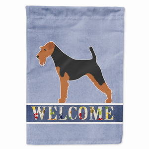 Welcome/Dog Breed Flag Canvas - 638508690814