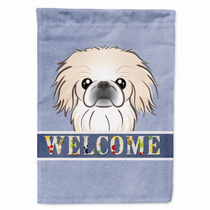 Welcome/Dog Breed Flag Canvas - 638508011626