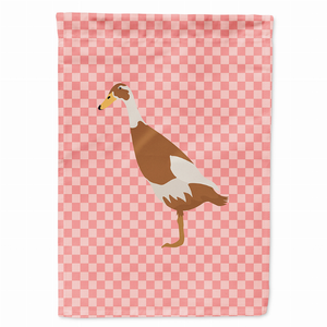 Animal/Bird Themed Pink Check Flag Canvas - 638508945143