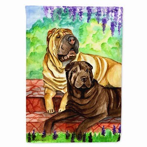 Dog Breed Themed Art Flag Canvas - 705332074438