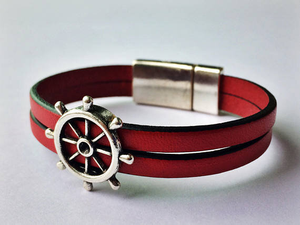 Nautical Leather Bracelet - 000854125401