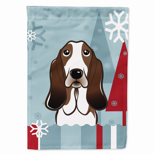 Winter Holiday/Dog Breed Flag Canvas - 638508122667