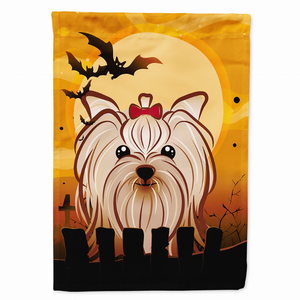 Halloween Themed/Dog Breed Flag Canvas - 638508117311