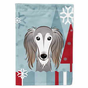 Winter Holiday/Dog Breed Flag Canvas - 638508122520