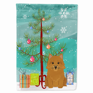 Merry Christmas Tree/Dog breed Themed Flag Canvas - 638508536624