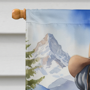 Greater Swiss Mountain Dog Cowboy Welcome House Flag - 194030959244