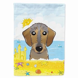 Summer Beach/Dog Breed Flag Canvas - 638508193988