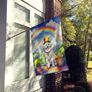 Great Pyrenees St Patrick's Day House Flag - 194030951927
