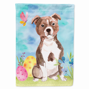 Easter Eggs/Dog Breed Themed Flag Canvas - 652259140619