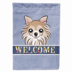 Welcome/Dog Breed Flag Canvas - 638508011923