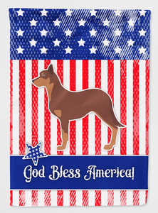 USA Patriotic Dog Breed Themed Flag Canvas - 638508493170