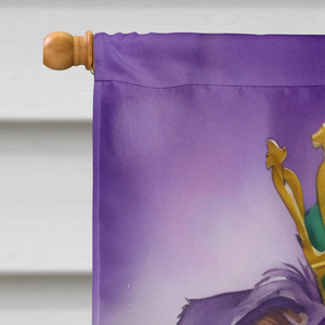 Australian Shepherd King of Mardi Gras House Flag - 194030931134