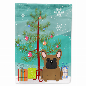 Merry Christmas Tree/Dog breed Themed Flag Canvas - 638508536556