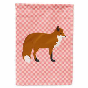 Animal/Bird Themed Pink Check Flag Canvas - 638508945259