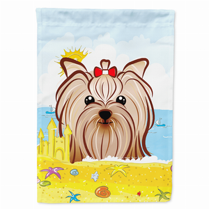 Summer Beach/Dog Breed Flag Canvas - 638508193698