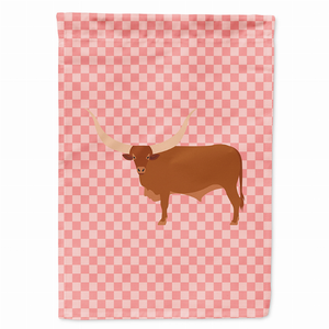 Animal/Bird Themed Pink Check Flag Canvas - 638508944726