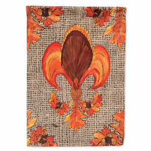 Fleur de lis Themed Flag Canvas - 705332088053
