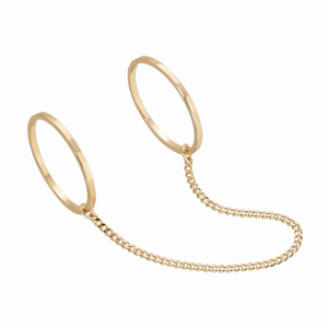 CELESTE DOUBLE CHAIN RING - 000656326252
