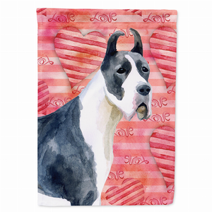 Love/Dog Breed Themed Flag Canvas - 652259159895
