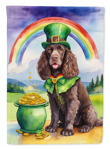American Water Spaniel St Patrick's Day House Flag - 194030951170