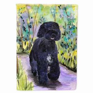 Portuguese Water Dog Flag Canvas House Size - 705332085427